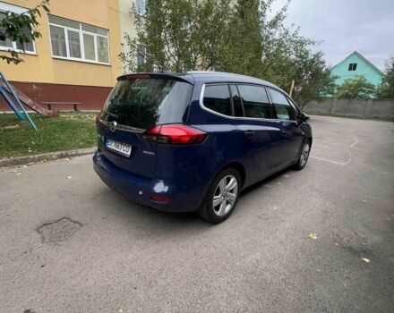 Синий Опель Зафира, объемом двигателя 2 л и пробегом 246 тыс. км за 7500 $, фото 3 на Automoto.ua