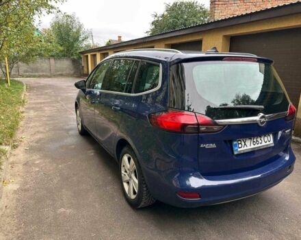 Синий Опель Зафира, объемом двигателя 2 л и пробегом 246 тыс. км за 7500 $, фото 7 на Automoto.ua