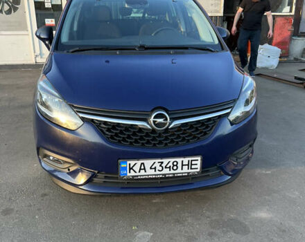 Синій Опель Зафіра, об'ємом двигуна 1.96 л та пробігом 240 тис. км за 13500 $, фото 3 на Automoto.ua