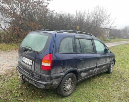 Синий Опель Зафира, объемом двигателя 1.8 л и пробегом 250 тыс. км за 1700 $, фото 4 на Automoto.ua