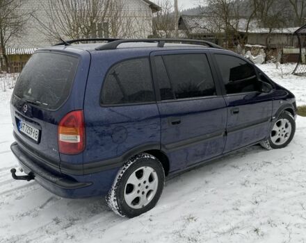 Синий Опель Зафира, объемом двигателя 2 л и пробегом 400 тыс. км за 3000 $, фото 12 на Automoto.ua