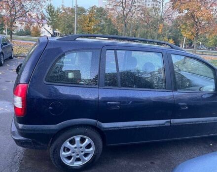 Синий Опель Зафира, объемом двигателя 1.6 л и пробегом 183 тыс. км за 3850 $, фото 2 на Automoto.ua
