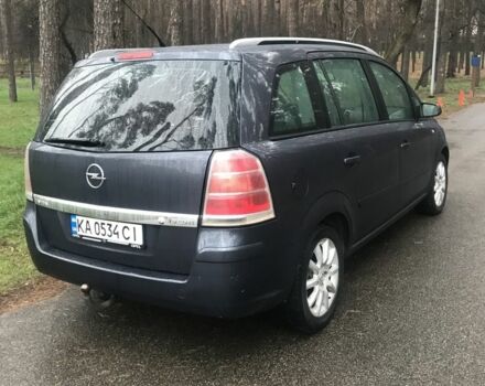 Синий Опель Зафира, объемом двигателя 1.9 л и пробегом 395 тыс. км за 4700 $, фото 2 на Automoto.ua