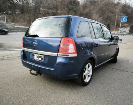 Синий Опель Зафира, объемом двигателя 1.7 л и пробегом 270 тыс. км за 3770 $, фото 1 на Automoto.ua