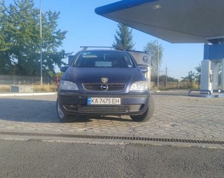 Синій Опель Зафіра, об'ємом двигуна 2 л та пробігом 423 тис. км за 3600 $, фото 1 на Automoto.ua