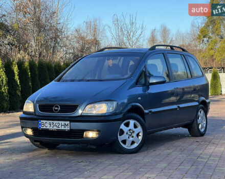 Синій Опель Зафіра, об'ємом двигуна 2 л та пробігом 299 тис. км за 2399 $, фото 1 на Automoto.ua