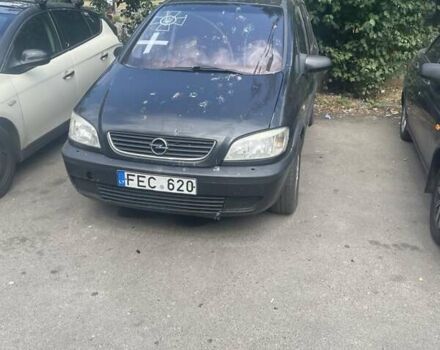 Синій Опель Зафіра, об'ємом двигуна 2 л та пробігом 415 тис. км за 1800 $, фото 1 на Automoto.ua