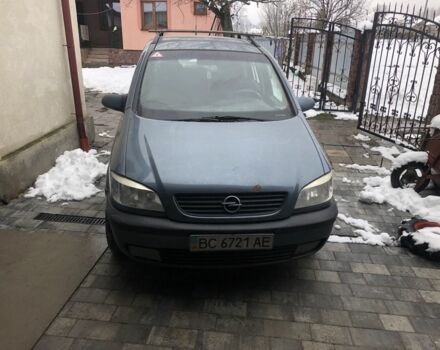 Синий Опель Зафира, объемом двигателя 1.8 л и пробегом 412 тыс. км за 1488 $, фото 1 на Automoto.ua