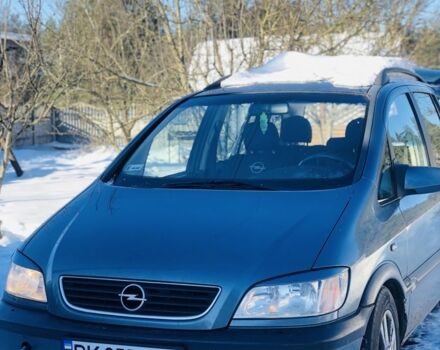 Синій Опель Зафіра, об'ємом двигуна 2 л та пробігом 294 тис. км за 1850 $, фото 1 на Automoto.ua