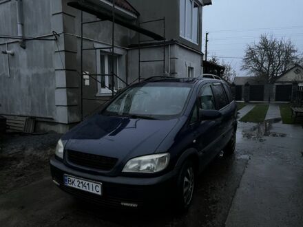 Синій Опель Зафіра, об'ємом двигуна 2 л та пробігом 419 тис. км за 3500 $, фото 1 на Automoto.ua