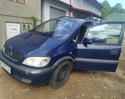 Синій Опель Зафіра, об'ємом двигуна 1.8 л та пробігом 270 тис. км за 2400 $, фото 1 на Automoto.ua