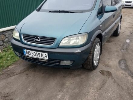 Синій Опель Зафіра, об'ємом двигуна 1.8 л та пробігом 375 тис. км за 4000 $, фото 1 на Automoto.ua