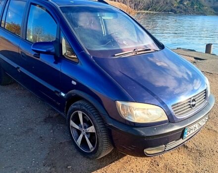 Синий Опель Зафира, объемом двигателя 2.2 л и пробегом 263 тыс. км за 3600 $, фото 1 на Automoto.ua