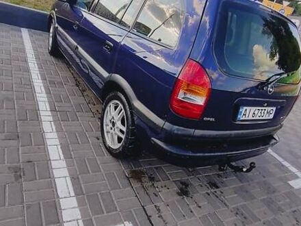 Синій Опель Зафіра, об'ємом двигуна 2 л та пробігом 400 тис. км за 2900 $, фото 1 на Automoto.ua