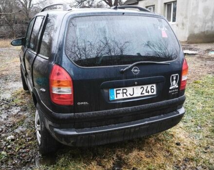 Синий Опель Зафира, объемом двигателя 2 л и пробегом 3 тыс. км за 604 $, фото 1 на Automoto.ua