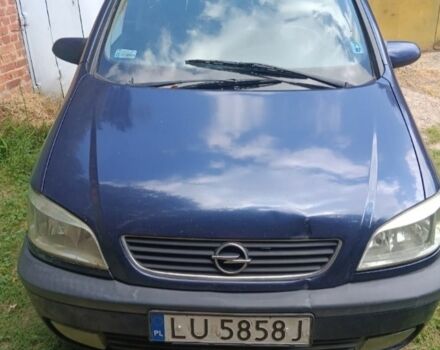 Синій Опель Зафіра, об'ємом двигуна 2 л та пробігом 280 тис. км за 1864 $, фото 1 на Automoto.ua