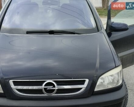 Синий Опель Зафира, объемом двигателя 2.2 л и пробегом 406 тыс. км за 3500 $, фото 1 на Automoto.ua