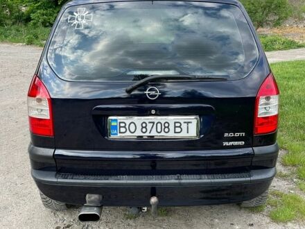 Синій Опель Зафіра, об'ємом двигуна 2 л та пробігом 341 тис. км за 5000 $, фото 1 на Automoto.ua