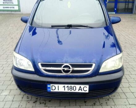 Синій Опель Зафіра, об'ємом двигуна 2 л та пробігом 354 тис. км за 2999 $, фото 1 на Automoto.ua