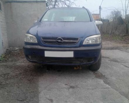 Синій Опель Зафіра, об'ємом двигуна 2.2 л та пробігом 300 тис. км за 1000 $, фото 1 на Automoto.ua
