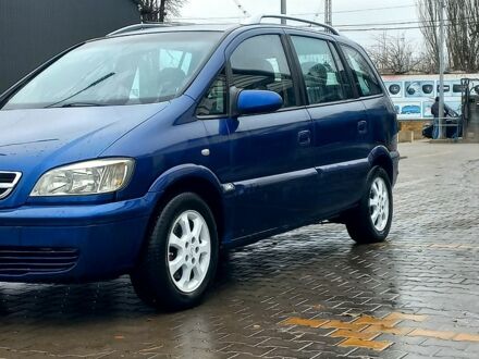 Синій Опель Зафіра, об'ємом двигуна 1.6 л та пробігом 320 тис. км за 3100 $, фото 1 на Automoto.ua