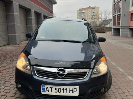 Синій Опель Зафіра, об'ємом двигуна 1.91 л та пробігом 244 тис. км за 5200 $, фото 1 на Automoto.ua