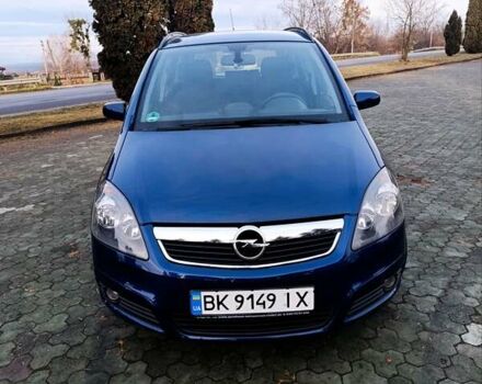 Синій Опель Зафіра, об'ємом двигуна 1.6 л та пробігом 166 тис. км за 5700 $, фото 1 на Automoto.ua