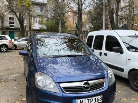 Синий Опель Зафира, объемом двигателя 1.9 л и пробегом 270 тыс. км за 2500 $, фото 1 на Automoto.ua