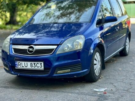Синій Опель Зафіра, об'ємом двигуна 1.8 л та пробігом 300 тис. км за 1800 $, фото 1 на Automoto.ua