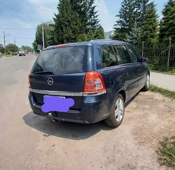 Синий Опель Зафира, объемом двигателя 1.7 л и пробегом 210 тыс. км за 6500 $, фото 1 на Automoto.ua