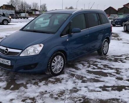 Синий Опель Зафира, объемом двигателя 1.6 л и пробегом 195 тыс. км за 6500 $, фото 1 на Automoto.ua