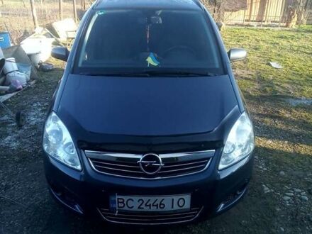 Синий Опель Зафира, объемом двигателя 1.7 л и пробегом 297 тыс. км за 6000 $, фото 1 на Automoto.ua
