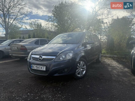 Опель Зафира 2008 в Перемышлянах на Automoto.ua Синий Опель Зафира, объемом двигателя 1.7 л и пробегом 243 тыс. км за 5200 $, фото 1 на Automoto.ua