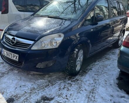 Синий Опель Зафира, объемом двигателя 1.7 л и пробегом 255 тыс. км за 5000 $, фото 1 на Automoto.ua