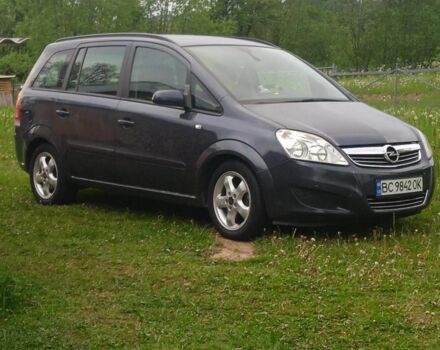 Синий Опель Зафира, объемом двигателя 1.7 л и пробегом 235 тыс. км за 6000 $, фото 1 на Automoto.ua