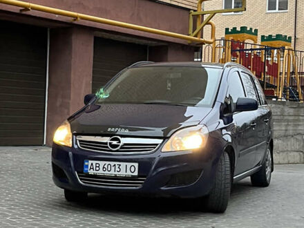Синий Опель Зафира, объемом двигателя 1.6 л и пробегом 163 тыс. км за 6150 $, фото 1 на Automoto.ua