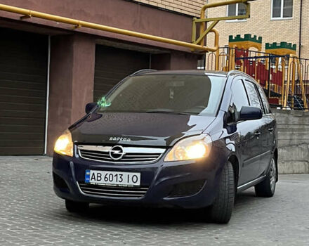 Синий Опель Зафира, объемом двигателя 1.6 л и пробегом 163 тыс. км за 6150 $, фото 1 на Automoto.ua