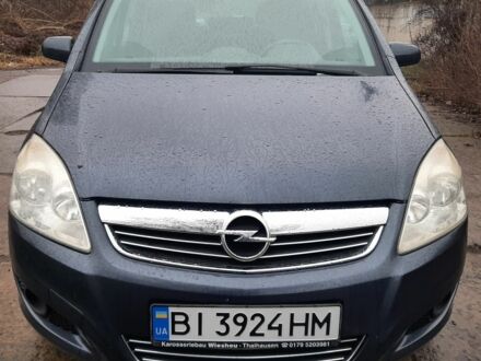 Синий Опель Зафира, объемом двигателя 1.8 л и пробегом 200 тыс. км за 5100 $, фото 1 на Automoto.ua