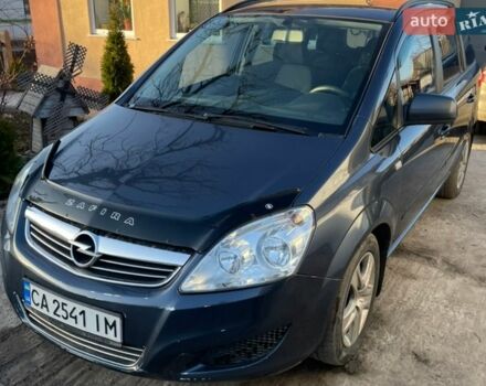 Синий Опель Зафира, объемом двигателя 1.6 л и пробегом 331 тыс. км за 5800 $, фото 1 на Automoto.ua