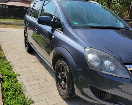 Синий Опель Зафира, объемом двигателя 1.69 л и пробегом 260 тыс. км за 5600 $, фото 1 на Automoto.ua