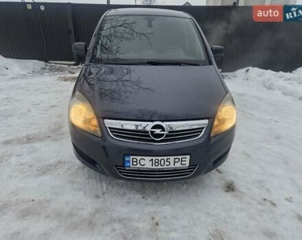 Синий Опель Зафира, объемом двигателя 1.7 л и пробегом 250 тыс. км за 5900 $, фото 1 на Automoto.ua