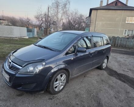 Синий Опель Зафира, объемом двигателя 1.7 л и пробегом 320 тыс. км за 7300 $, фото 1 на Automoto.ua