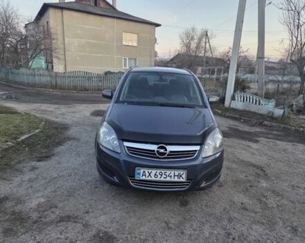 Синий Опель Зафира, объемом двигателя 1.7 л и пробегом 325 тыс. км за 7300 $, фото 1 на Automoto.ua