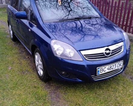 Синий Опель Зафира, объемом двигателя 1.7 л и пробегом 251 тыс. км за 7050 $, фото 1 на Automoto.ua