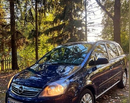 Синий Опель Зафира, объемом двигателя 1.7 л и пробегом 40000 тыс. км за 6750 $, фото 1 на Automoto.ua