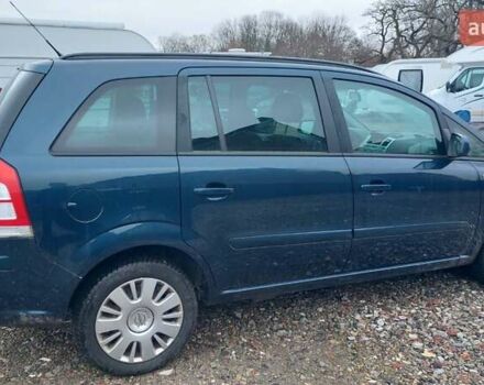 Синий Опель Зафира, объемом двигателя 1.6 л и пробегом 208 тыс. км за 6499 $, фото 1 на Automoto.ua