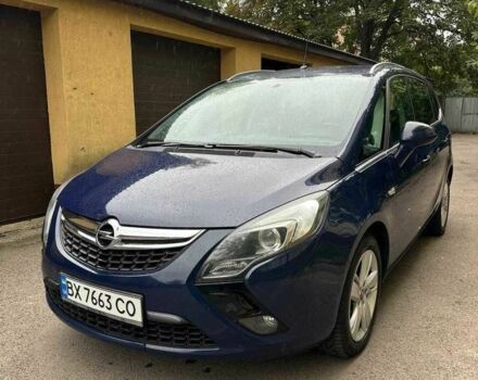 Синий Опель Зафира, объемом двигателя 2 л и пробегом 246 тыс. км за 7500 $, фото 1 на Automoto.ua