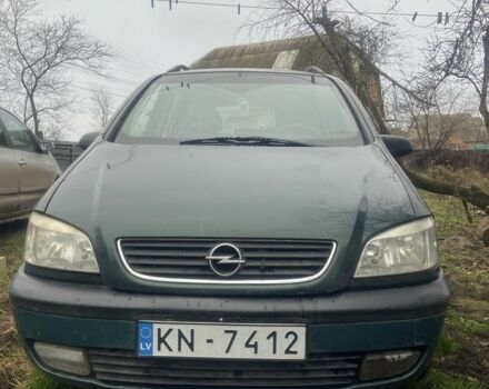 Зеленый Опель Зафира, объемом двигателя 2 л и пробегом 330 тыс. км за 2324 $, фото 2 на Automoto.ua