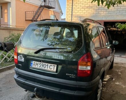 Зеленый Опель Зафира, объемом двигателя 1.8 л и пробегом 270 тыс. км за 3200 $, фото 5 на Automoto.ua