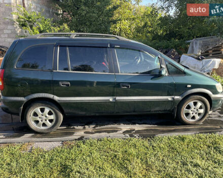 Зеленый Опель Зафира, объемом двигателя 1.8 л и пробегом 312 тыс. км за 3000 $, фото 1 на Automoto.ua